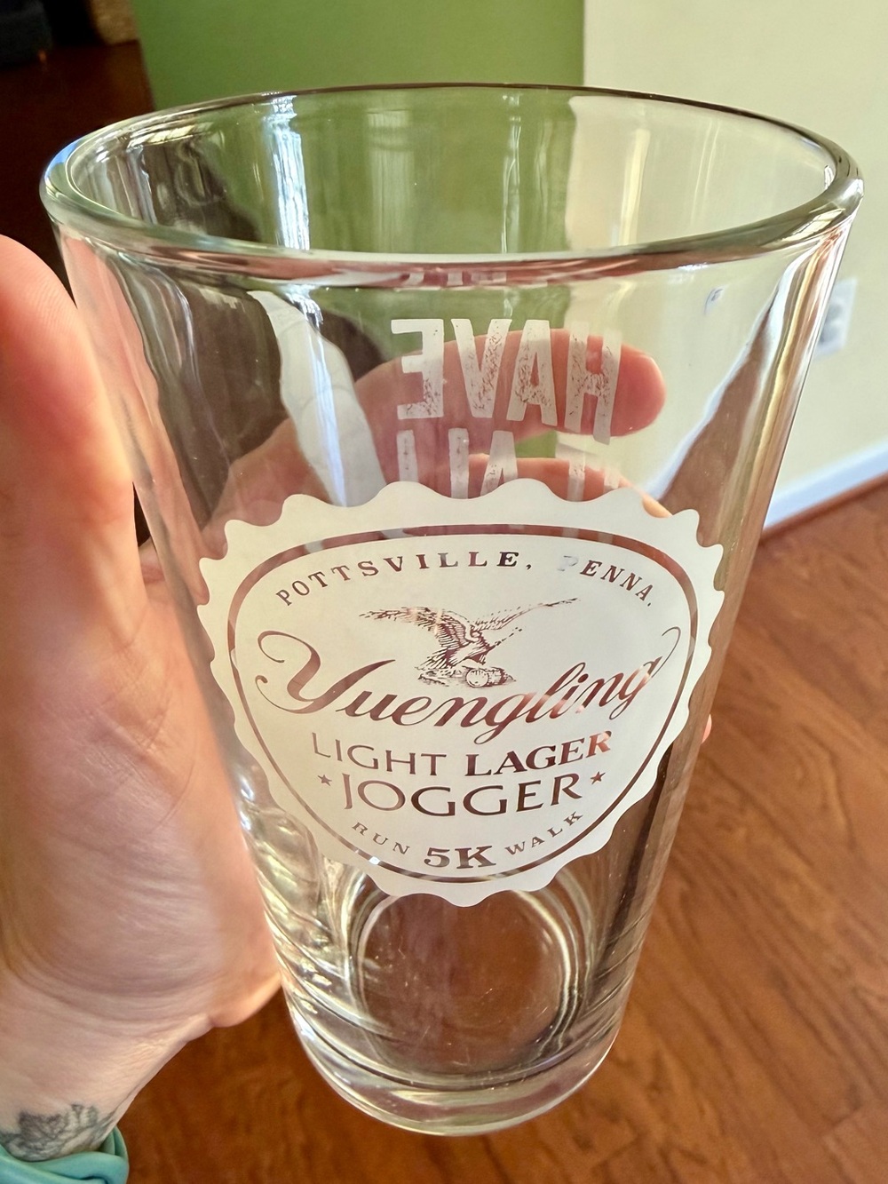 Yuengling Light Lager Pint Glass